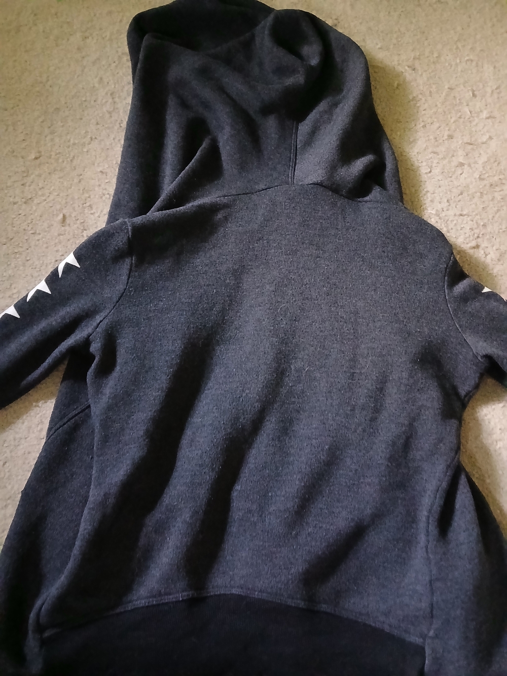 Hard Tail Dark Gray Sherpa Princess Hoodie XS